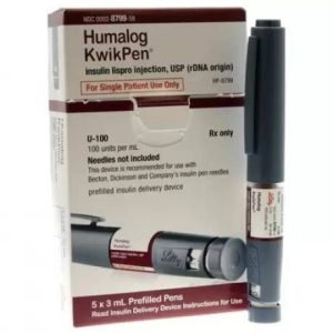 Humalog KwikPen – Insulin Lispro (100 IU/ml)